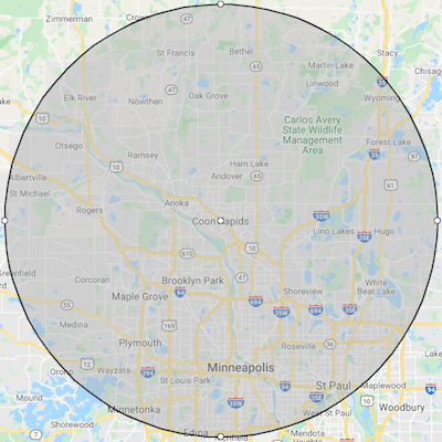 Coon Rapids, MN Location
