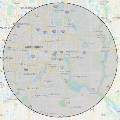 West St. Paul, MN Location